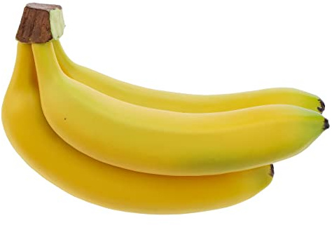 Woration Réaliste Lifelike Artificielle Banane Grappe Simulation Fruit Décoration Fausse Aliments Modèle Affichage Cuisine Mariage Maison Parti Décor - 3 Têtes