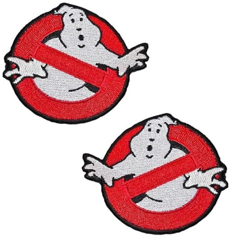 2 Piezas Tácticas Ghostbuster Fantasma Insignias con cerraduras militares Patches Tácticas Airsoft Cosplay Ropa, Mochila, el Abrigo,Brazos, Chaquetas de Locomotoras, Accesorios Parches
