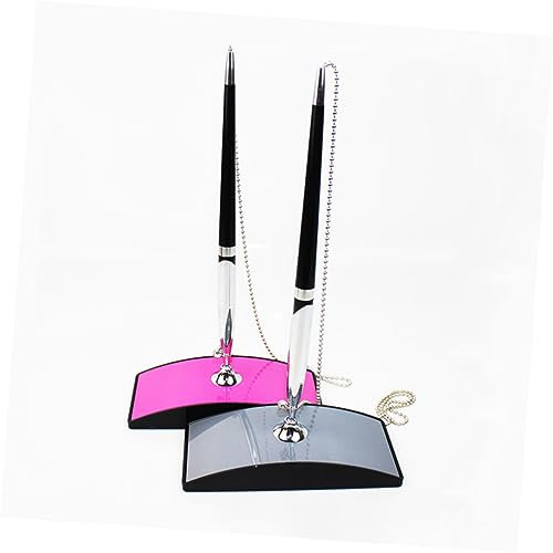 MAGICLULU 820 Schreibtischstift Mit Kette – Kugelschreiber Für Büro Schule Und Zuhause