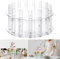 Quincry Soporte transparente para tartas con cúpula de cristal, elevador de mesa de postre con tubos, elegante soporte acrílico para tartas para bodas y eventos, exhibición versátil de postres (30 cm)