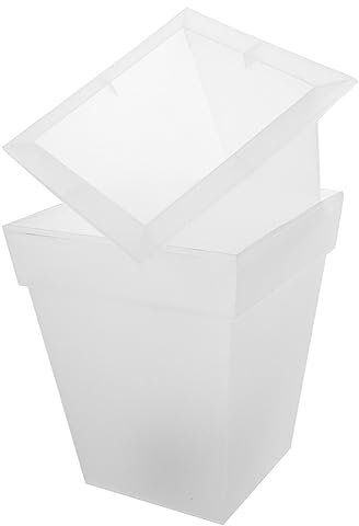 MERRYHAPY Maceta Luminosa Solar Cuadrada Para Jardín Maceta Decorativa De Exterior Resistente Al Agua Adecuado Para Balcón y Patio Ahorro Energético y Ecológica