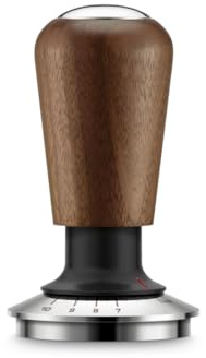 Breville BEA202WLW Force Gauge Tamper Espresso Tool 54mm, Walnut