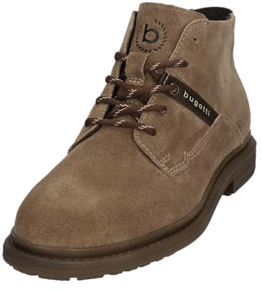 bugatti Bottes à lacets pour homme, doublure froide, semelle amovible