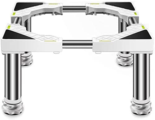 AYCDL Washing Machine Stand BaseHeavy Duty Washing Machine Base Height Adjustable Work Platform Reinforced Refrigerator Stand zer Holder Bracket 4/8/12 Stainless Stee,4 Feet-29-33cm