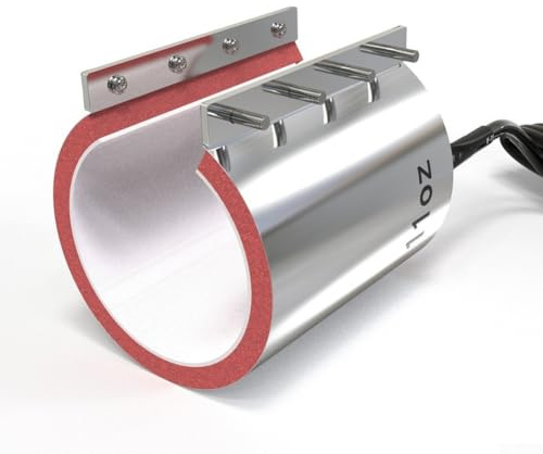 Almohadilla térmica de silicona para máquinas de impresión por sublimación de tazas, piezas de prensa de calor compatibles con acero inoxidable, adecuada para múltiples tamaños de taza y potencia de