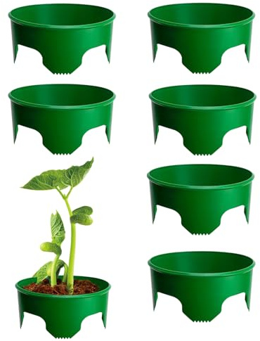 Anelli Per La Coltivazione Delle Piante | 6 Pezzi Per Bordatura E Margine Del Giardino - Bordatura Per Piante Da Esterno | Per Patio Prato All'aperto Cortile Frutteto Ortaggi Arbusti Aiuola Dei