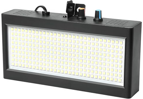 270Led Mini Luz Estroboscopica Discoteca, Luces Estroboscópicas Blanco Discoteca Luz Flash de Discoteca para Casa, Flash Discoteca Luz Estroboscópica Luz Parpadeante Usar con Liquido Maquina de Humo