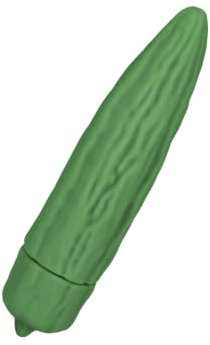 EIS, Vibrator, Gurke-Minivibrator, 12,3 cm, wasserdicht, hautfreundliches Silikon