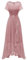 Berylove Robe de soirée longue élégante pour mariage, robe de cocktail avec fente, robe de cocktail pour femme, élégante avec manches, taille élastique, Blush, S