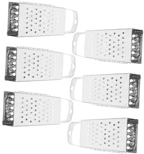 VERDANVERSE 6piezas Rallador De Queso y Mini Rallador Inoxidable Profesional Multifuncional Para Cocina