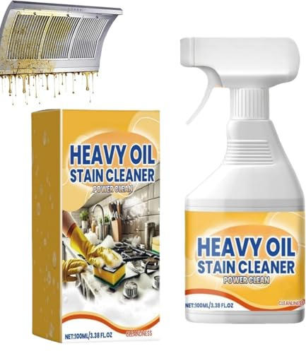 100ml Powerful Kitchen Foam Cleaner,Kitchen Cleaner Spray,Stain Remover Spray,Grease Remover,Degreaser Kit-Chen Heavy Duty,Fresh Fragrance,Multi-Purpose Foam Clea-Ner For Range Hoods,Grime And Grease