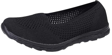 Scarpe Ortopediche Donna Pianta Larga Sneaker Senza Lacci Basse Respirabile Leggere Sneakers Ortopedicheda da Ginnastica con Plantare Estraibile Sport Slip on Sportive Jogging Comode