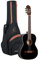 Ortega Guitars 7/8 Konzert Gitarre – Family Series – Inklusive Gig Bag – Fichte, Mahagoni, Schwarz (R221BK-7/8)