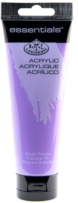 Royal & Langnickel Essentials 120ml Acrylic Paint - BRIGHT PURPLE