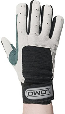 Lomo Guanti da vela con dita intere, Grey, XL