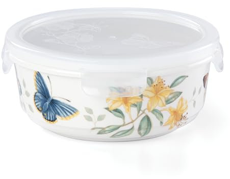 Lenox Butterfly Meadow Round Serve and Store, Large