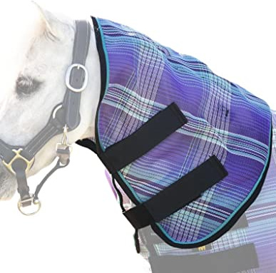Kensington Mini Protective Neck Cover - Pairs with Fly Sheet - 73% UV Blocking -Size: Mini Color: 2017 - Lavender Mint