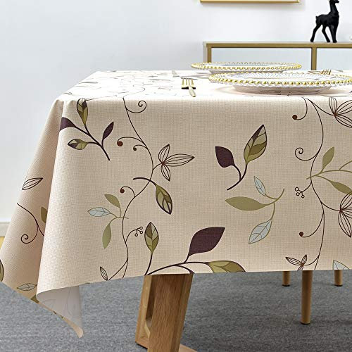 Plenmor PVC Tischdecke Wachstischdecke, Wasserdicht - Table Cover (137 x 215 cm)