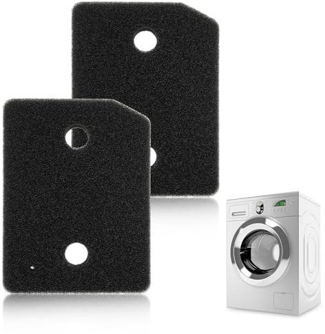 2 Stück Trockner Filter für Miele T1 9164761 Wärmepumpentrockner | Fein/Grob 207 x 157 x 30mm Sockelfilter | Schwammfilte Schaumfilter Ersatzteile Filter Schaumstoff Sponge für Kondenstrockner