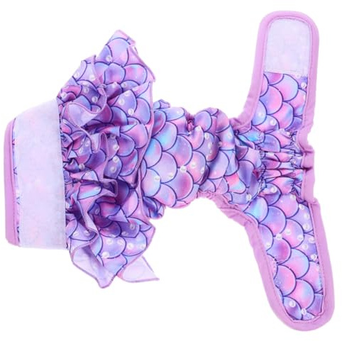 MERRYHAPY Bragas Sanitarias Lavables para Perras Diseño Bonito Cuidado Sanitario Celo XL