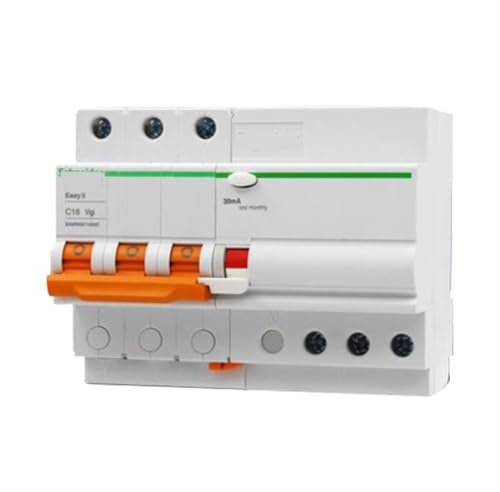 RWRAPS Magnetotermico Interruptor de Aire con protección contra microfugas Easy 9 EA9R 3P16A 20A 25A 32A Serie E9(63A)