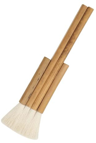 SUIOPPYUW Gethår Kummel Akvarell Konstnärspenslar Set Premium Bambupensel Professionella Konstnärsmaterial Lätt att Använda För Olika Tekniker Akvarellpensel Penna Konstnärspensel, 4 rader