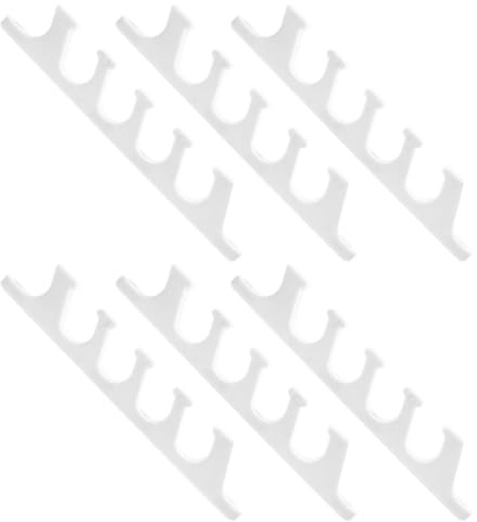 GALPADA 6pcs Plastic Recliner Adjustment Bracket for Garden Loungers and Patio Recliners, Five-notch Design with Reliable Support and Adjustable Reclining Angle, for Outdoor Activities