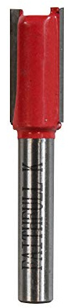 Faithfull FAIRB28 Router Bit TC,Red/Silver,Two Flute 1/4in 10mm