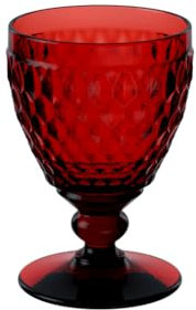 Villeroy & Boch 11-7309-0030 Boston Coloured Copa de Vino Blanco, Cristal, Rojo, 230 mililitros