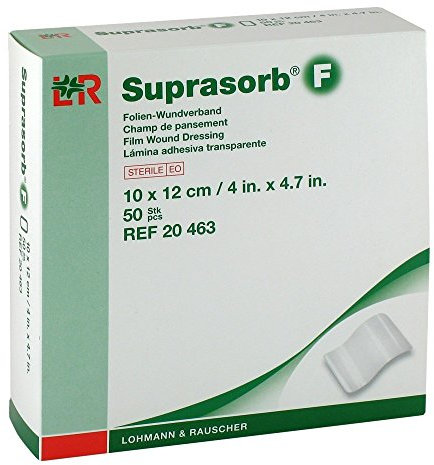 SUPRASORB F-Film, Wundkompresse, 12 x 10 cm, 50 Stück