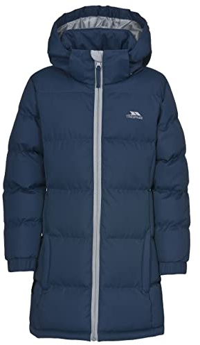 Trespass Girls Padded Jacket Windproof Water Resistant Hooded School Coat Tiffy