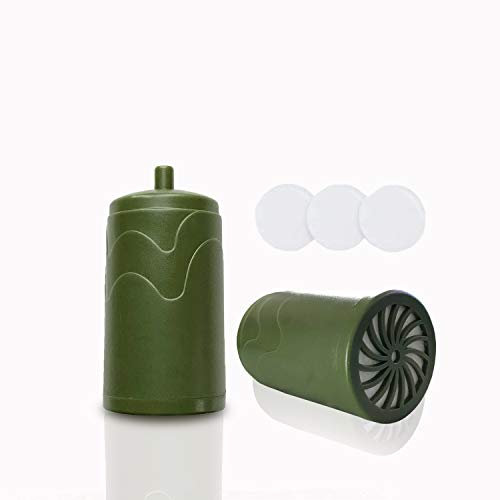 Purewell Replaceable Pre-Filter for Portable Filtered Water Purifier - Emergency Water Filter Pump with 4-Stage Integrated Filter for Camping Hiking Backpacking …