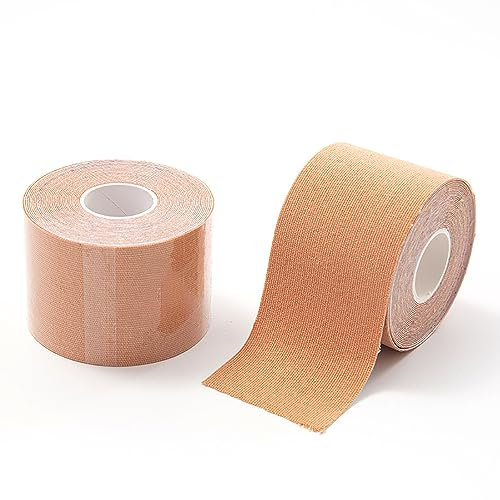 Nastro Kinesiologico,Cerotto Muscolare,Kinesio Tape Impermeabile - Sportivo Delicato Sulla Pelle,ElasticoBenda Autoadesiva Per Fitness per il Ginocchio, Articolazioni, Supporto Muscolare,2.5cm*5m