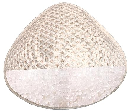 ES86 Prótesis Mamaria para Mastectomía Mujeres Bolsillos Sujetador Relleno Silicona Alto Nivel Transpirable Mar Nadar