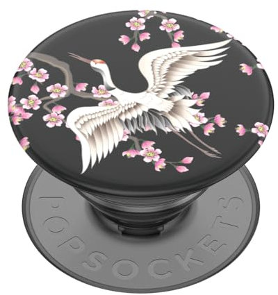 PopSockets Poignée de téléphone à Base de Plantes avec béquille Extensible, respectueuse de l'environnement – Grue en vol