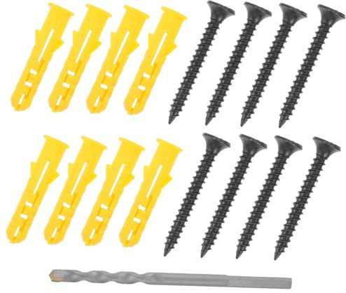 Alipis 1 Juego Anclajes Para Muros De Concreto Anclajes De Pared Para Paneles De Yeso Kit De Anclajes Para Paneles De Yeso Herramientas Concretas Ancla De Pared Tornillos Anclas Acero