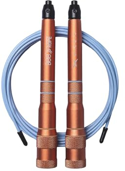 PICSIL - Comba Bee Autoajustable | Doble Rodamiento | Crosstraining y Boxeo | Ultraligera 200g | Cuerda de Aluminio de Alta Velocidad para Hombres y Mujeres | (Peach)