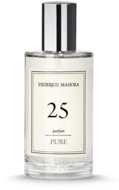 Pure 25 Damparfym 50 ml | Träig Blomdoft | Bergamott, Ylang-Ylang, Apelsinblomma och Vanilj | 20% Essens | Elegant och Långvarig