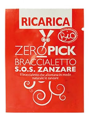 Zeropick Kit ricariche bracciale anti zanzare 3placche 1 unità 500 g