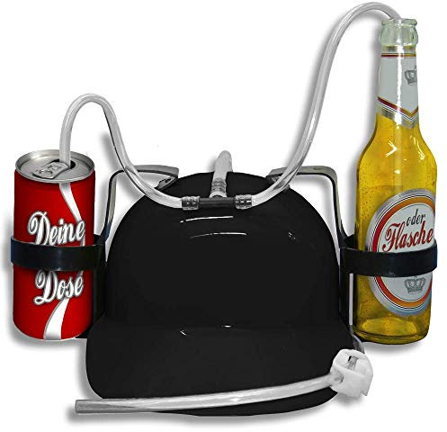 HSK Trinkhelm Spaßhelm Neutral Fun Spaß Party Feier Fest - 251600 Farbe schwarz