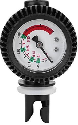 Keenso Air Pump Pressure Gauge, 0-5 PSI Air Pressure Gauge for Inflatable Kayak Boat Surfboard Pump Safety Barometer Rowing boats Water Sports