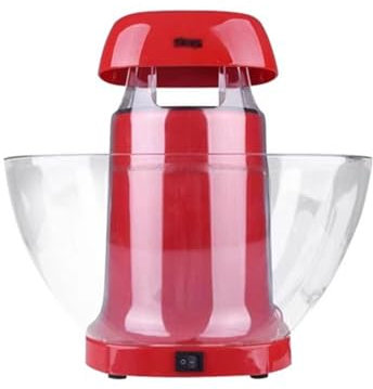 RUNZE765Z Macchina Popcorn Macchina for Popcorn Domestica Piccola Mini Completamente Automatica Macchina for Popcorn a Forma di Palla a Forma di farfalla Vecchio Stile Macchina per Popcorn