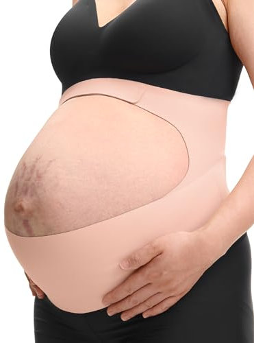 momcozy Bauchgurt Schwangerschaft, CozySupport Ergonest Bauchband Schwangerschaft, unsichtbarer & atmungsaktiv Schwangerschaftsgürtel für Rücken, Bauch und Taille