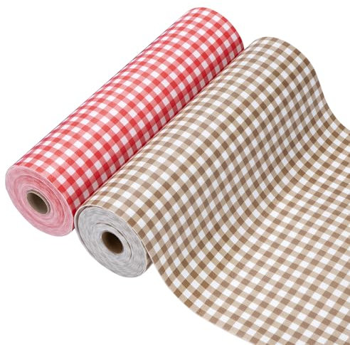 ZLLkeji Tapis de Tiroir Non-Adhésif Revêtements d'Étagère pour Armoires de Cuisine Lavable Antidérapant pour Meuble Sous Evier Cuisine 30cmx300cm 2 Pièces