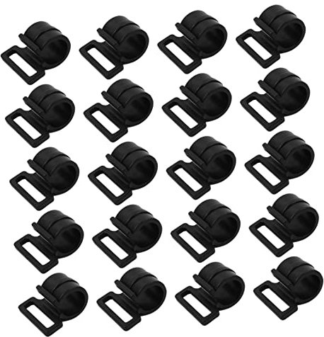 VICASKY 20stücke Zelt C-Clip Markisenhaken Zeltaufhängehaken Innere Aufhänger Clip Zelt Locking Clip Für Zelte Vordächer Zeltzubehör Planenclips Zeltplanen Markise Klemmen Haken