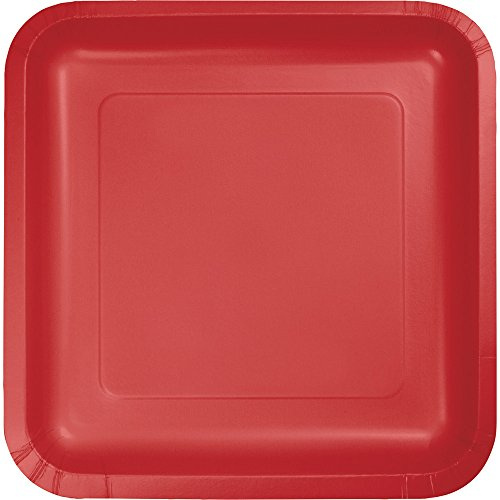 Club Pack of 180 Classic Red Disposable Paper Party Banquet Dinner Plates 9