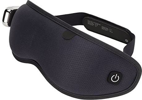 Augenmassagegerät mit Wärme und Kühlung, Ermüdungslinderung, Verbesserung des Schlafs, Wiederaufladbares, Vibrierendes, Beheiztes Augenmassagegerät für Migräne, Trockene Augen, Augenringe