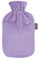 Fashy Wärmflasche mit Flauschbezug, flieder, 2 L