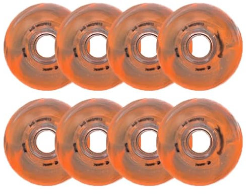 UZIAH Inlineshjul, ersättningsrullskridskohjul Inlineshjul 83A,72Mm76mm80mm,för inomhus, utomhus,hockey - avsedd för byte av rullskridskohjul,Orange,76mm