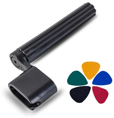 Gitarrensaiten Klassische Gitarre Guitar Accessories, 5 Plektren + Saitenspindel FüR Westerngitarre, Akustikgitarre, Konzertgitarre, Klassische Gitarre + E-Gitarre